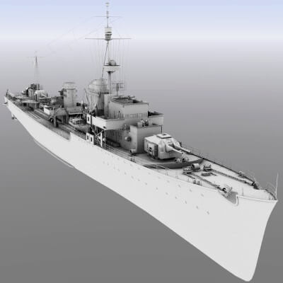 Z-37 Narvik WW2 German Destroyer