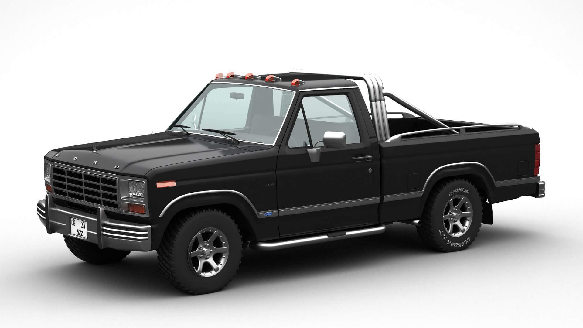Ford Ranger F100 1980 - 3D Model by Carmodels3D