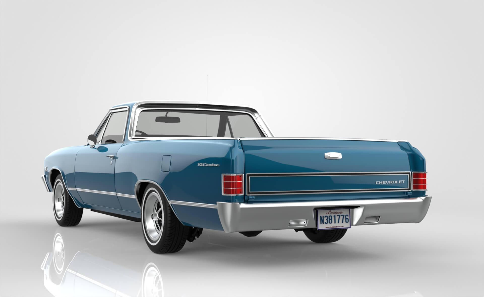 Chevrolet El Camino 1967 - 3D Model by Carmodels3D