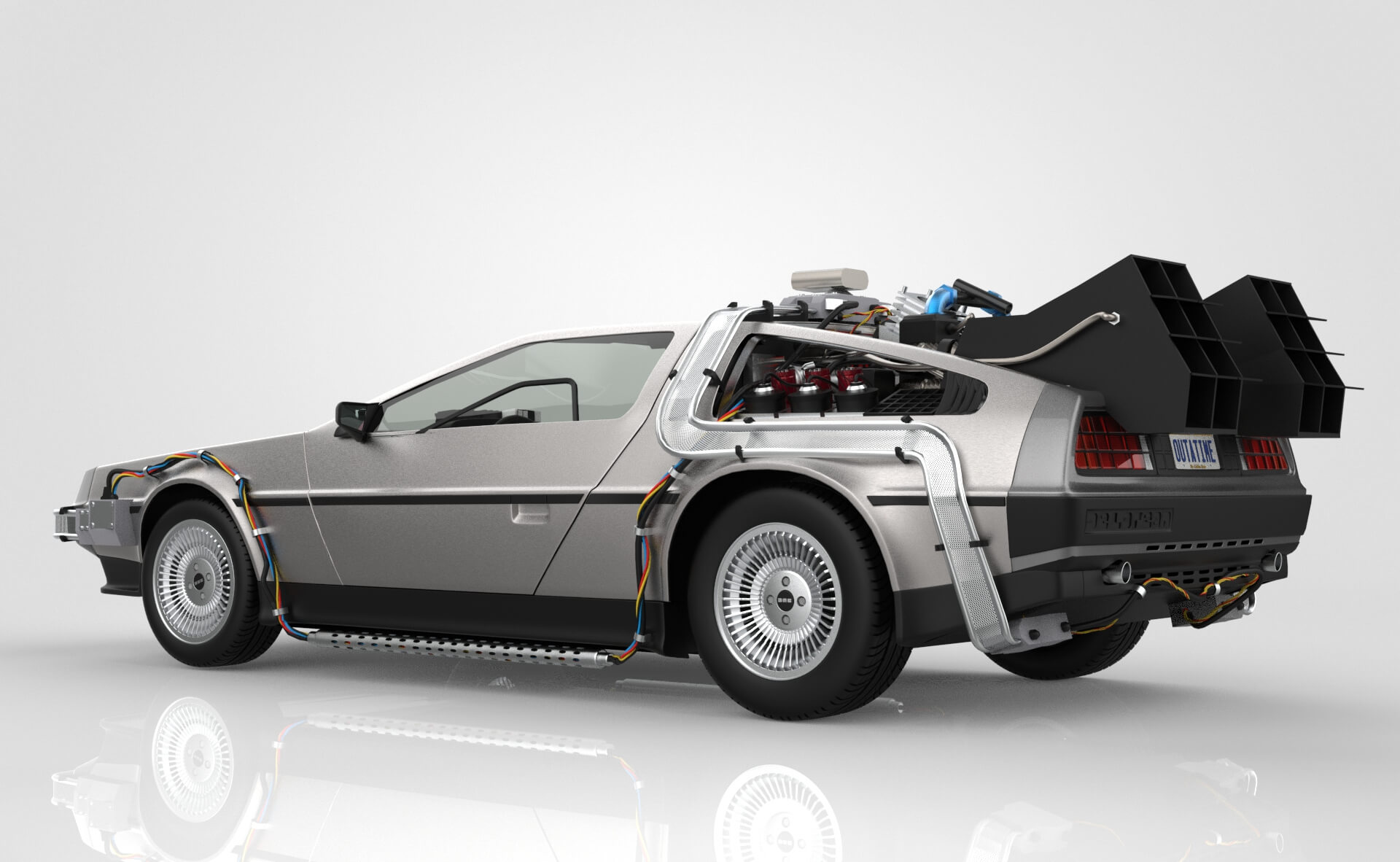 DeLorean Time Machine Episode 1 - 3D Model by Carmodels3D