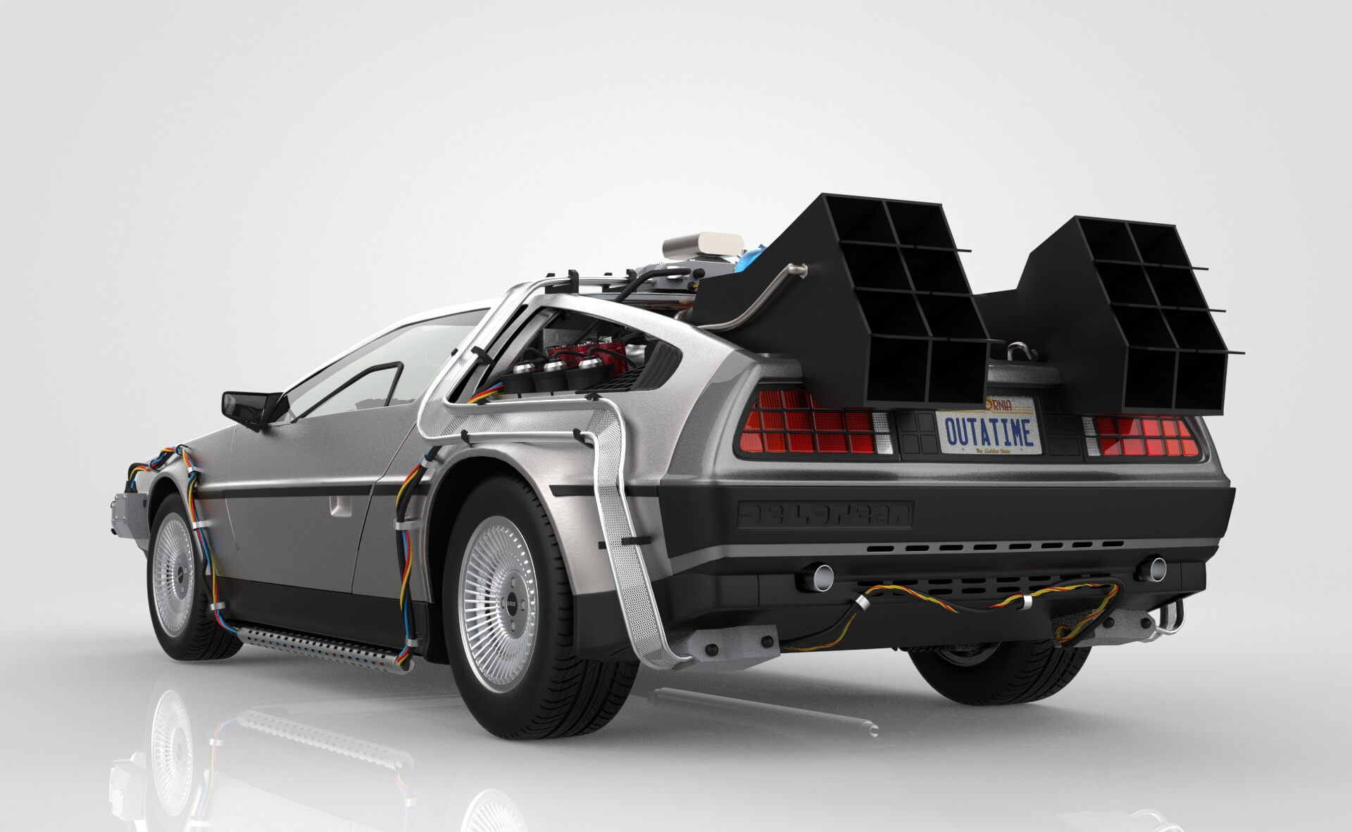 DeLorean Time Machine Episode 1 - 3D Model by Carmodels3D