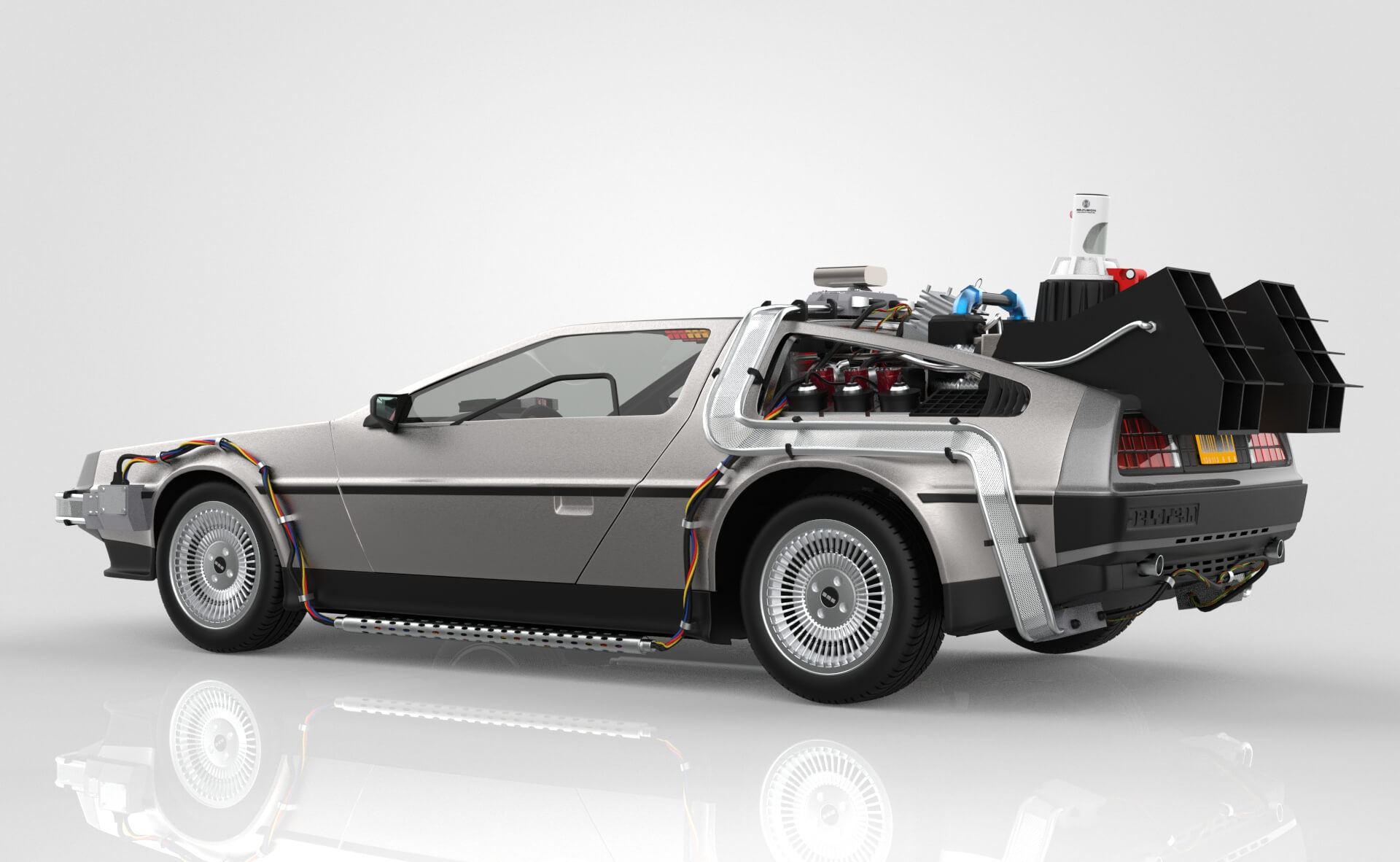 DeLorean Time Machine Episode 2 - 3D Model by Carmodels3D
