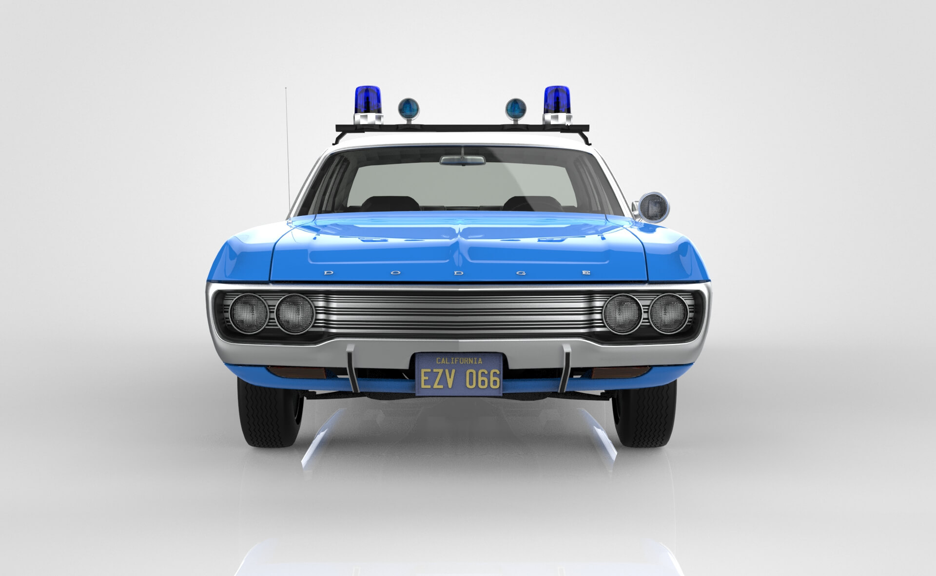 Dodge Polara Police 1971 3d Model By Carmodels3d 