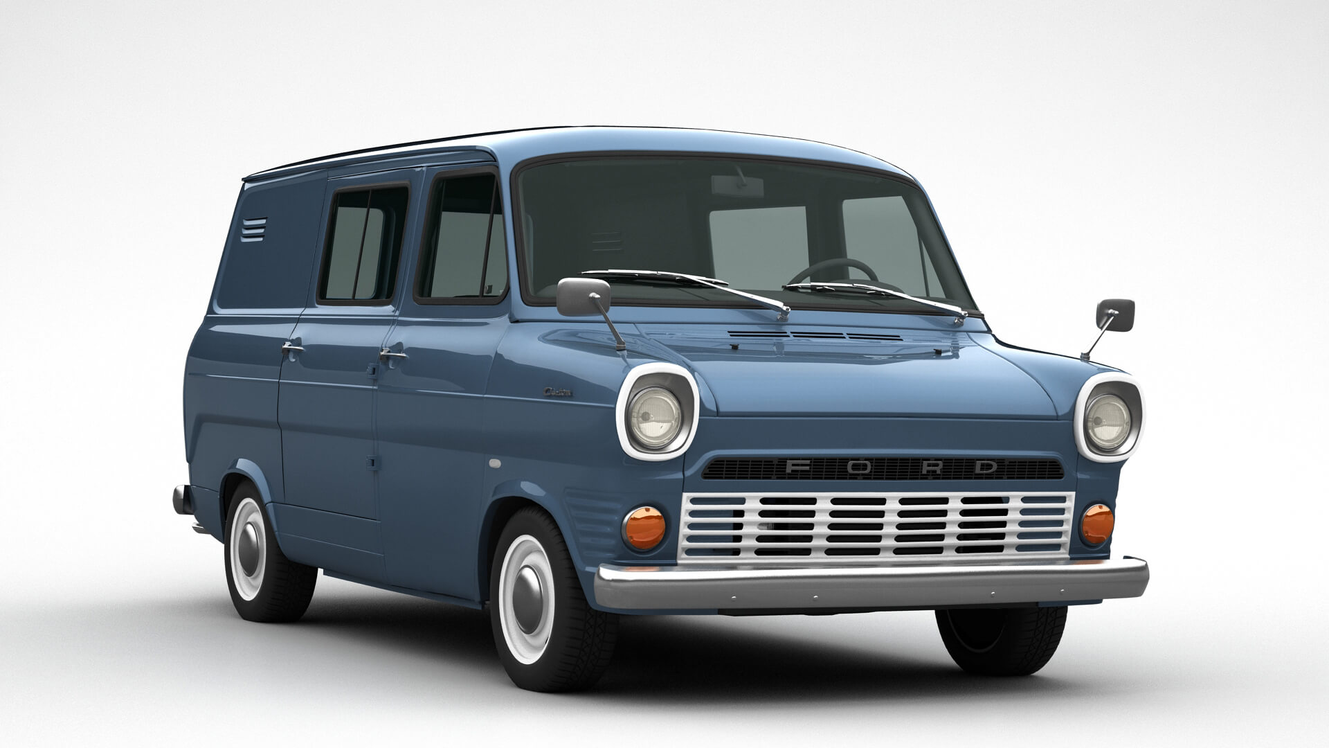 Shell Mk1 Transit Ford Transit MK1 - 3D Model by Carmodels3D
