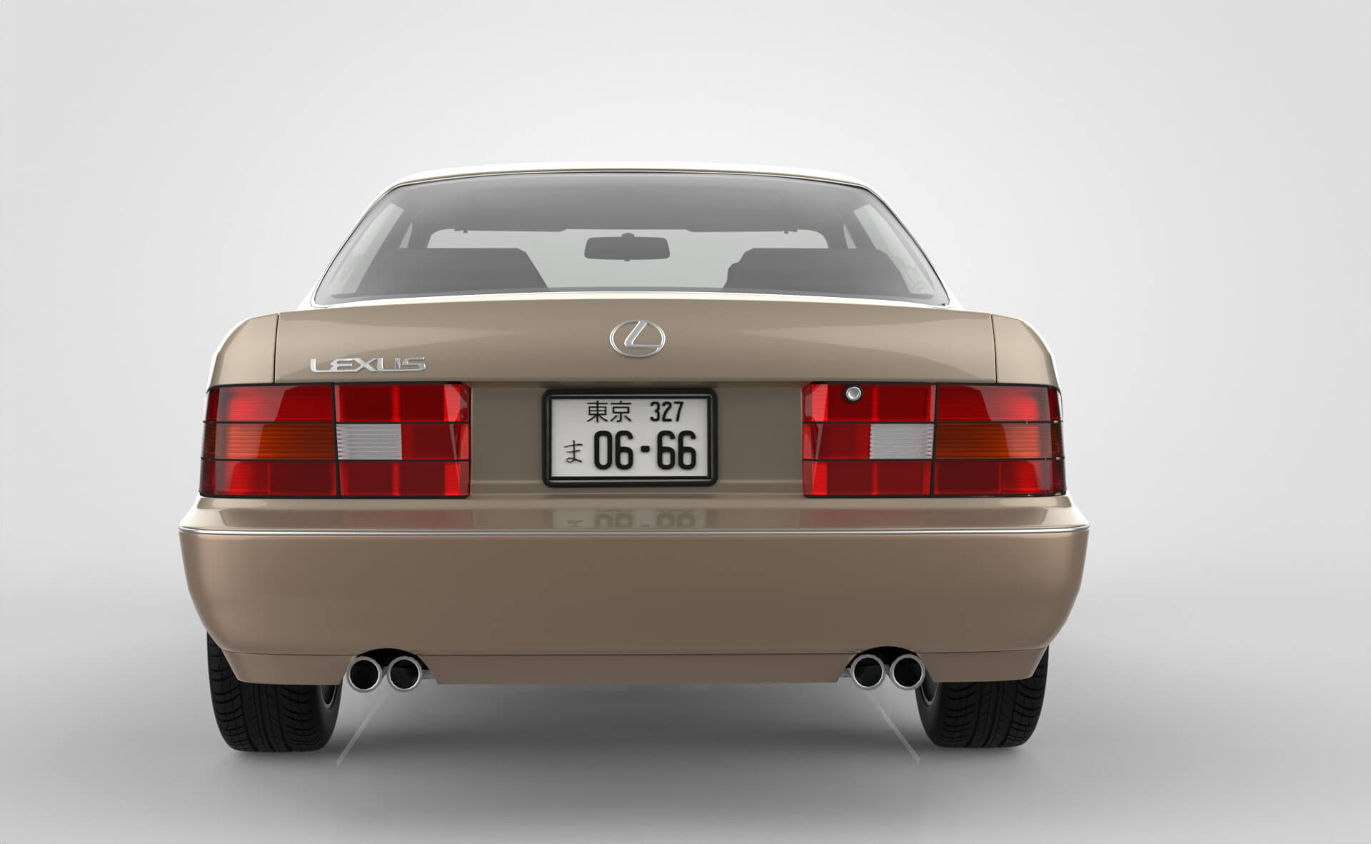 Lexus LS 400 1989 - 3D Model by Carmodels3D