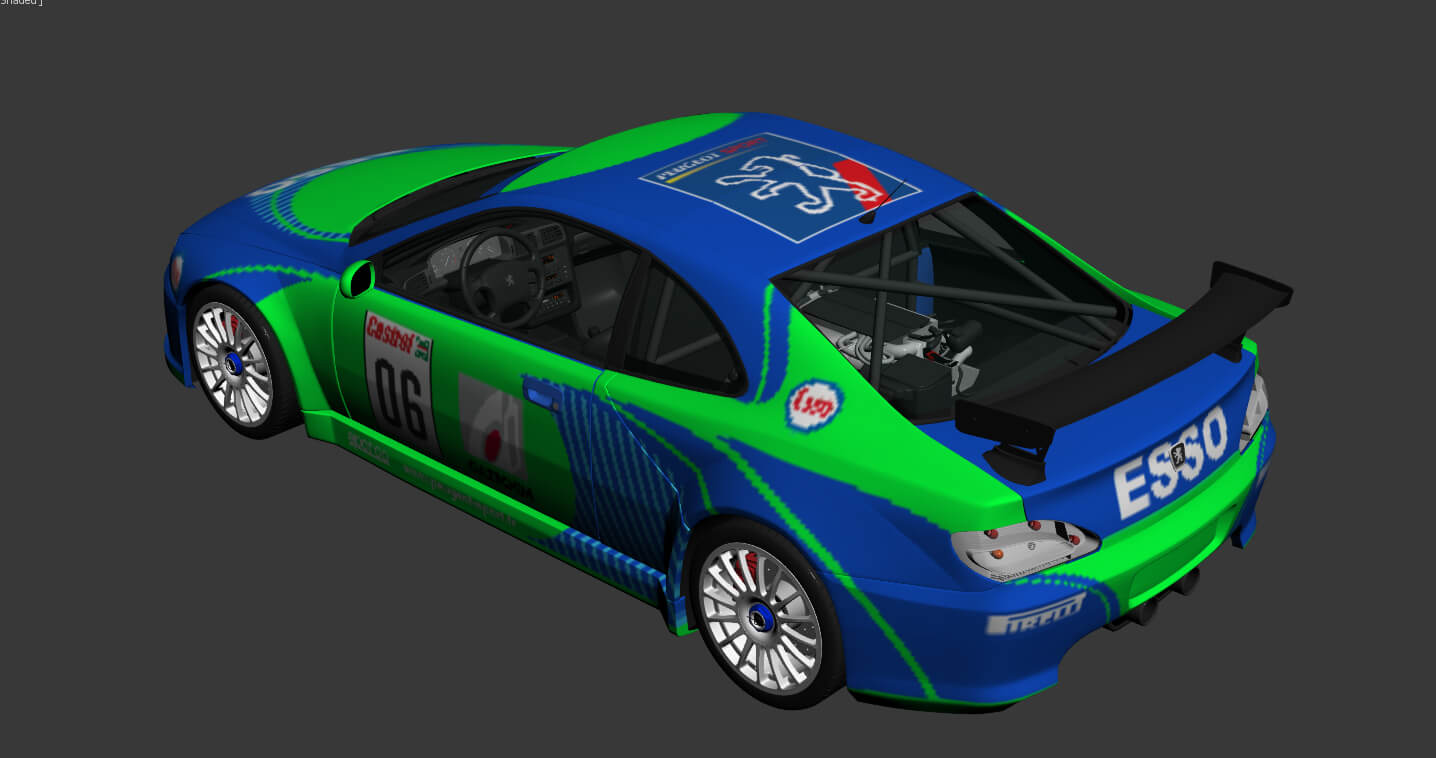 Chasis 3D Peugeot 406 Silhouette de SPIRIT compartible con