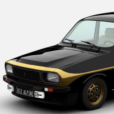 Renault 12 Alpine - 3D Model by Carmodels3D