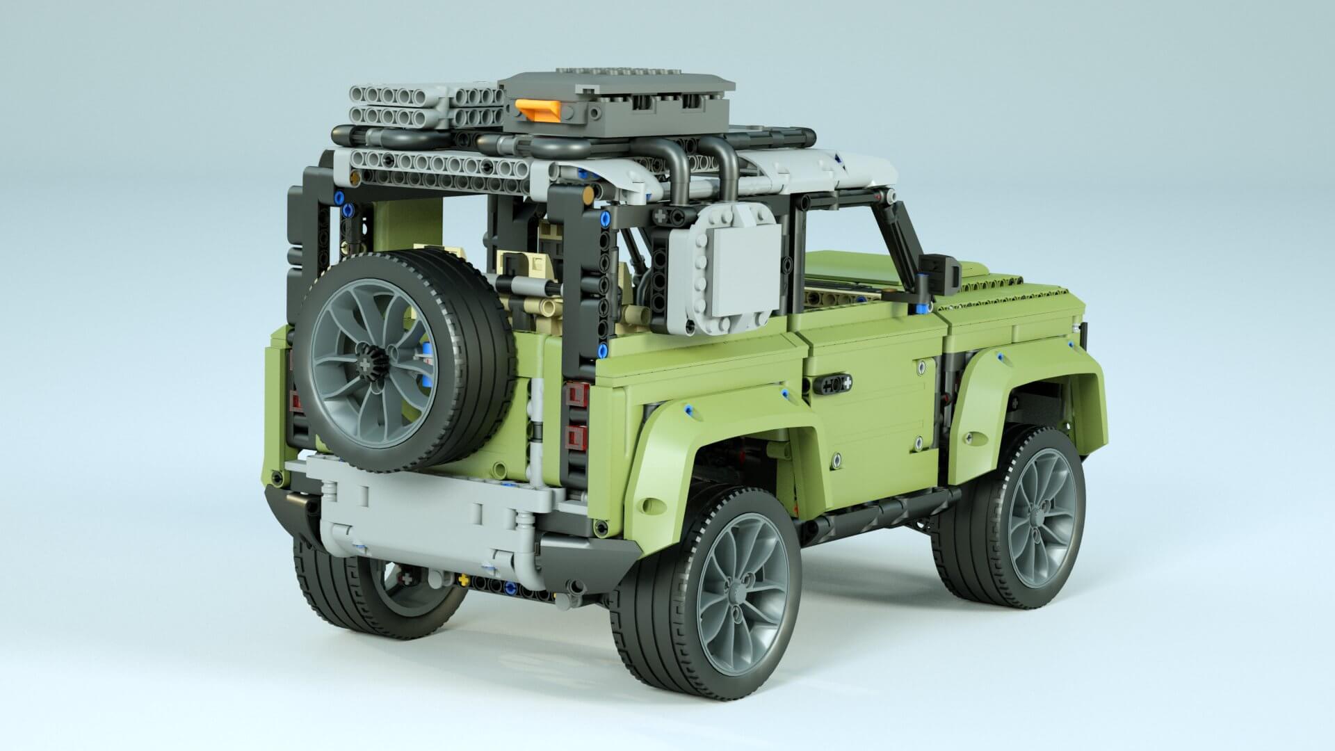 LEGO Jeep 4x4 - 3D Model by cat007