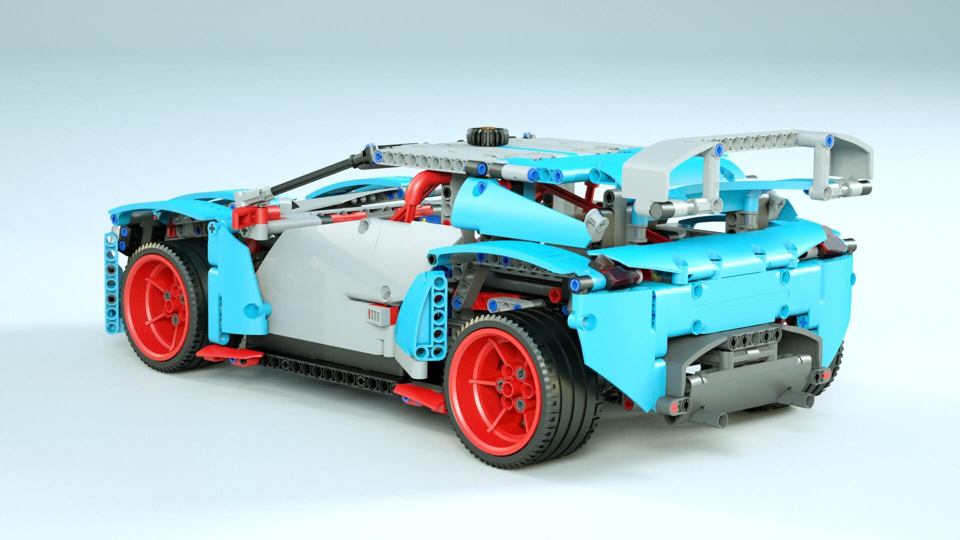 LEGO Rally Car - 3D Model by cat007