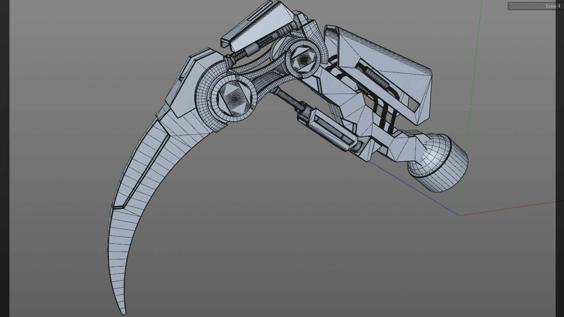 Robot Legs 3D Model by cat007