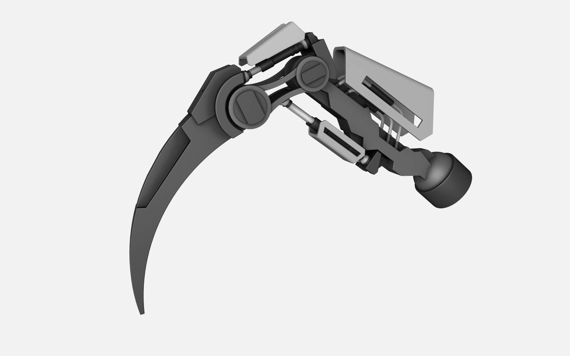 Robot Legs 3D Model by cat007