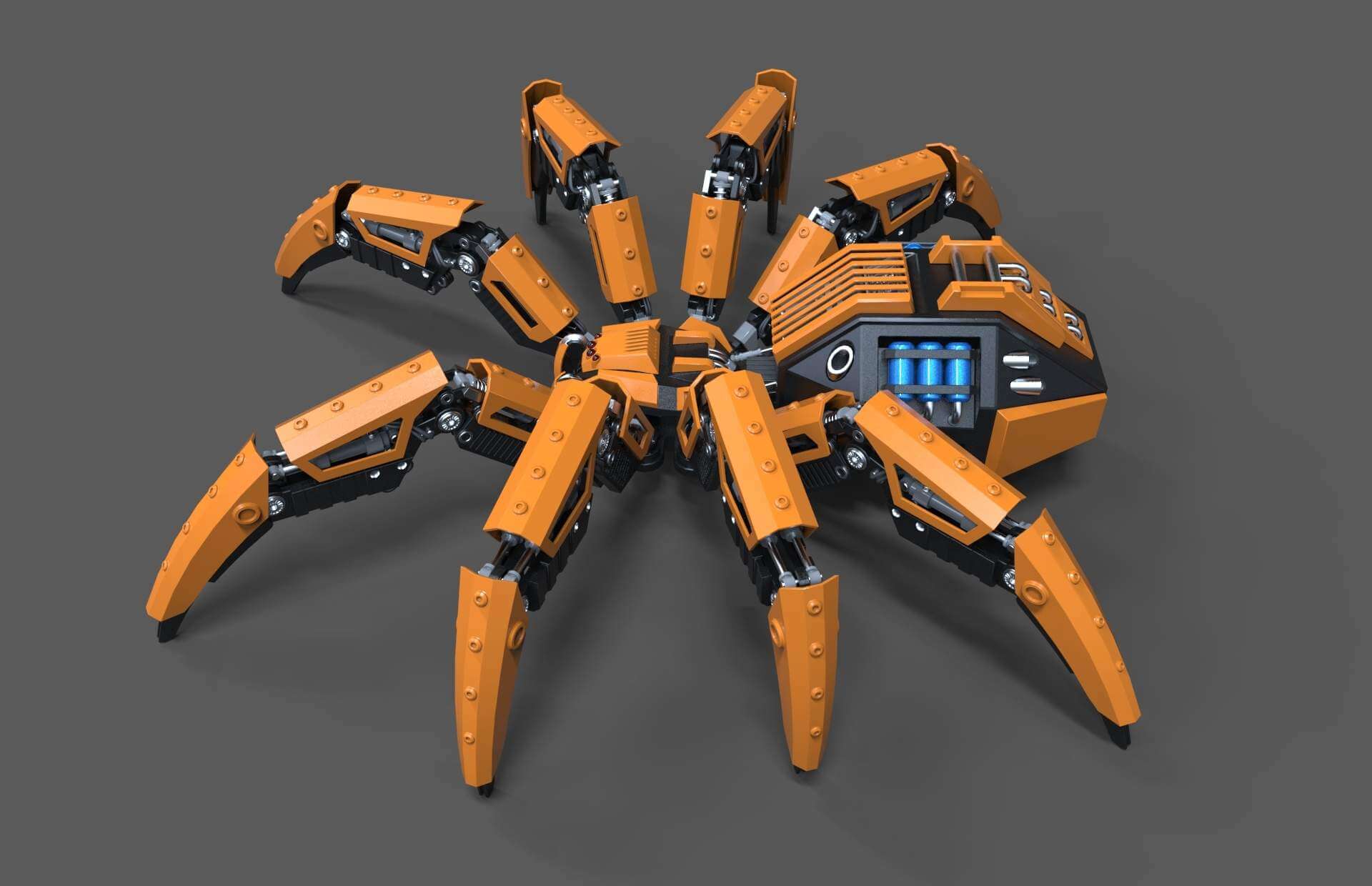 Robot Spider 3D Model by cat007