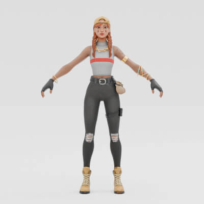 Aura - Fortnite 3D Model by Catarifrangente