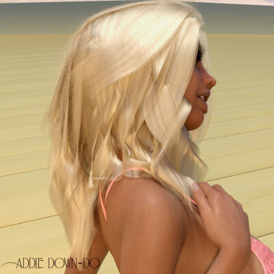 Addie Down-Do dForce Hair for Genesis 8 Female by Causam3D
