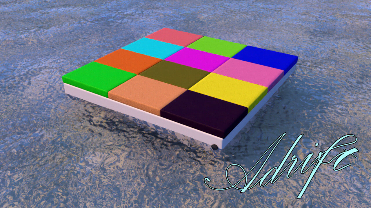 Adrift Floating Bed Set for DAZ Studio by Causam3D