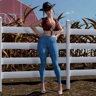 Cowgirl Blues Bundle for Genesis 8 Female