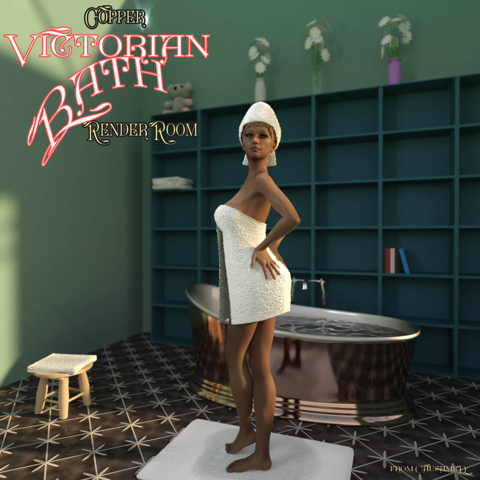 Gallic 3D Render, Digital Art by Causam3D