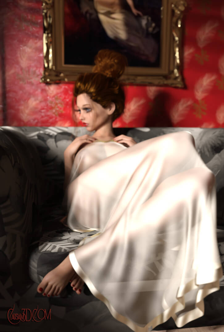 Modesty Graphics Modesty 3D Render, Digital Art by Causam3D