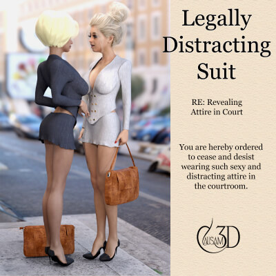 Legally Distracting Sexy Business Suit Genesis 8 Female