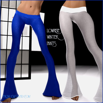 Lowrise Winter Pants for Genesis 8 Female