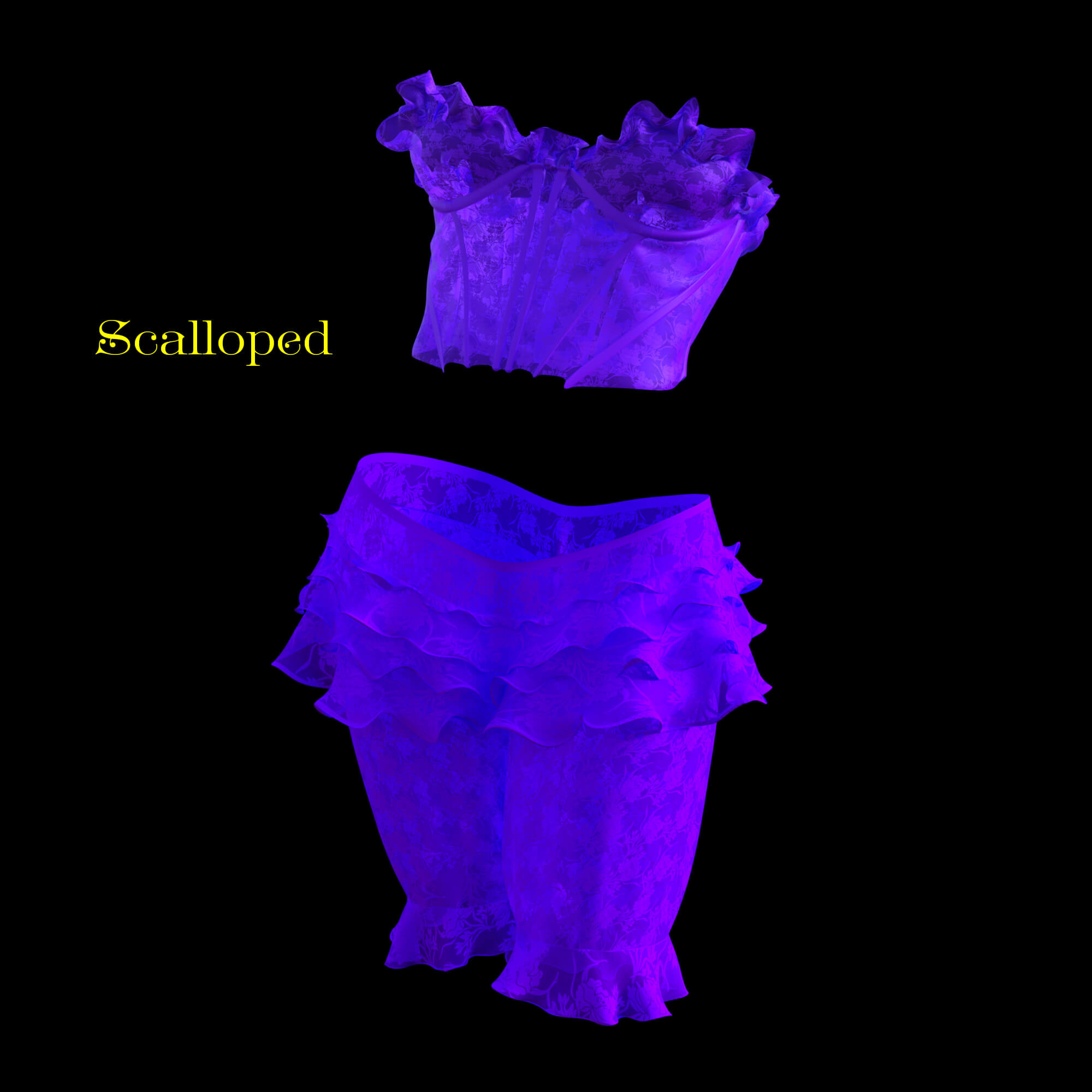 Materials for Shelf Lift Corset & Bloomers Victorian for G8F - Free Daz