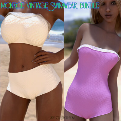 Mighty Monroe Vintage Swimwear Bundle for G8F