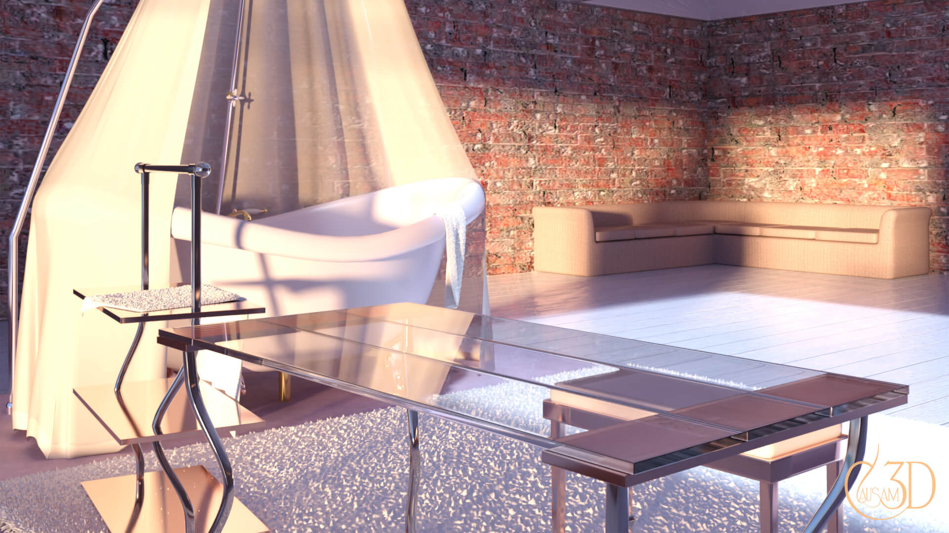 Morning Light by Causam3D | RenderHub Wallpapers