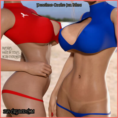 Panskins Cookie Jar Bikini for DAZ Studio Genesis 8 Female by Causam3D