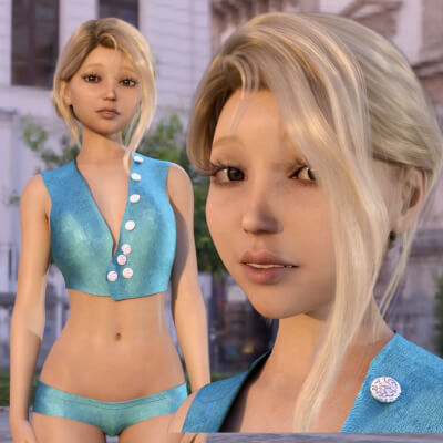 Sadie Felacia Character for G8 and 8.1 Female by Causam3D