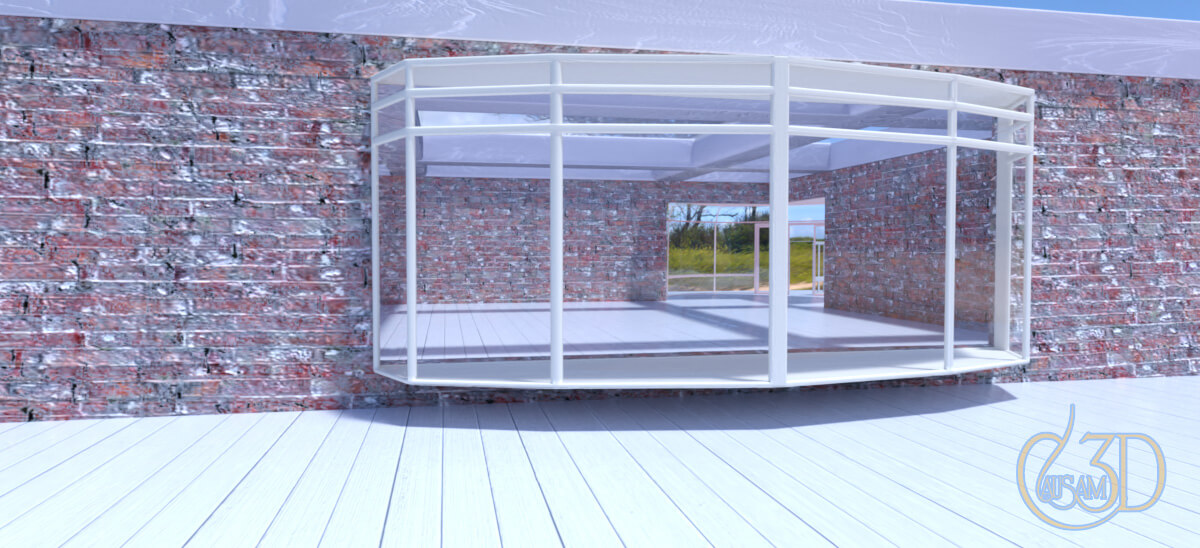 Soma Flat Module 1 - Render House for DAZ Studio by Causam3D
