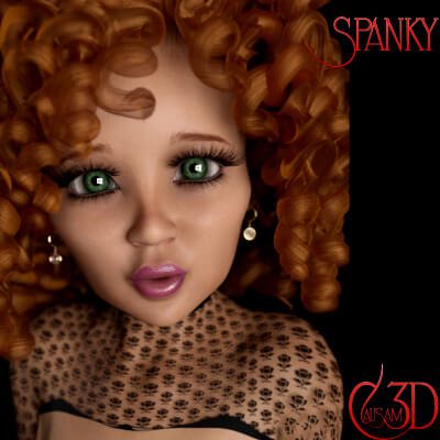 Spanky 24 Character for DAZ Studio Genesis 8 Female by Causam3D