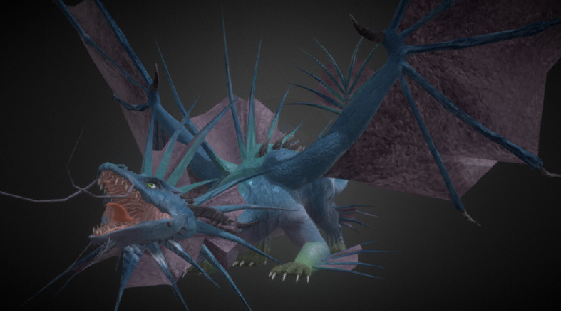 Water Elemental Dragon 3D Model by Centauro5legs