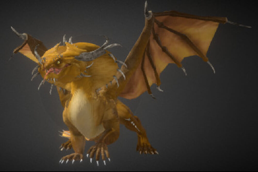 Lightning Elemental Dragon 3D Model by Centauro5legs