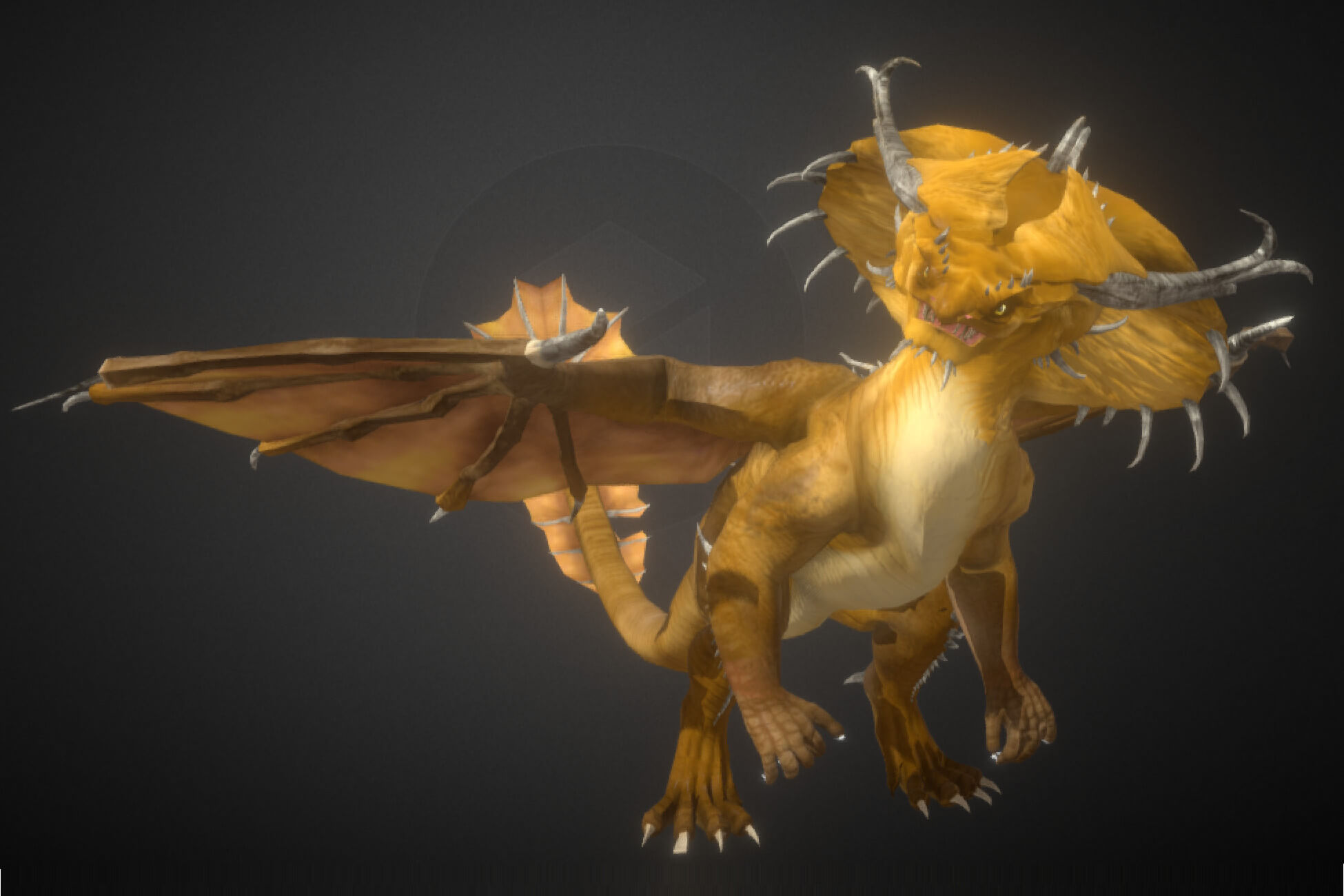 Lightning Elemental Dragon 3D Model by Centauro5legs