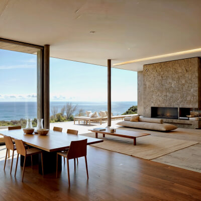 Dining Room With Incredible View - 3D Model by CG Architecture