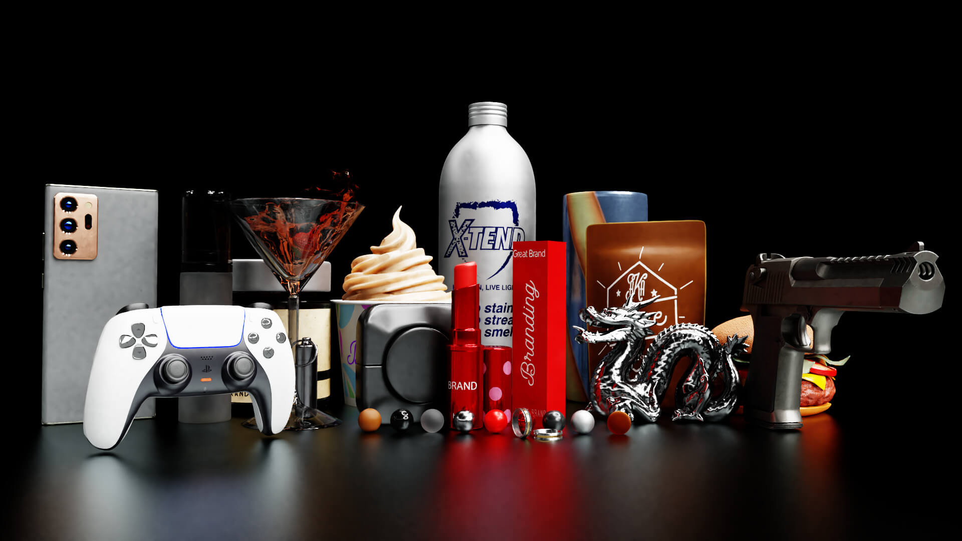 Products and Objects 3D Rendering HDRI Pack - HDR Image by CG Choco