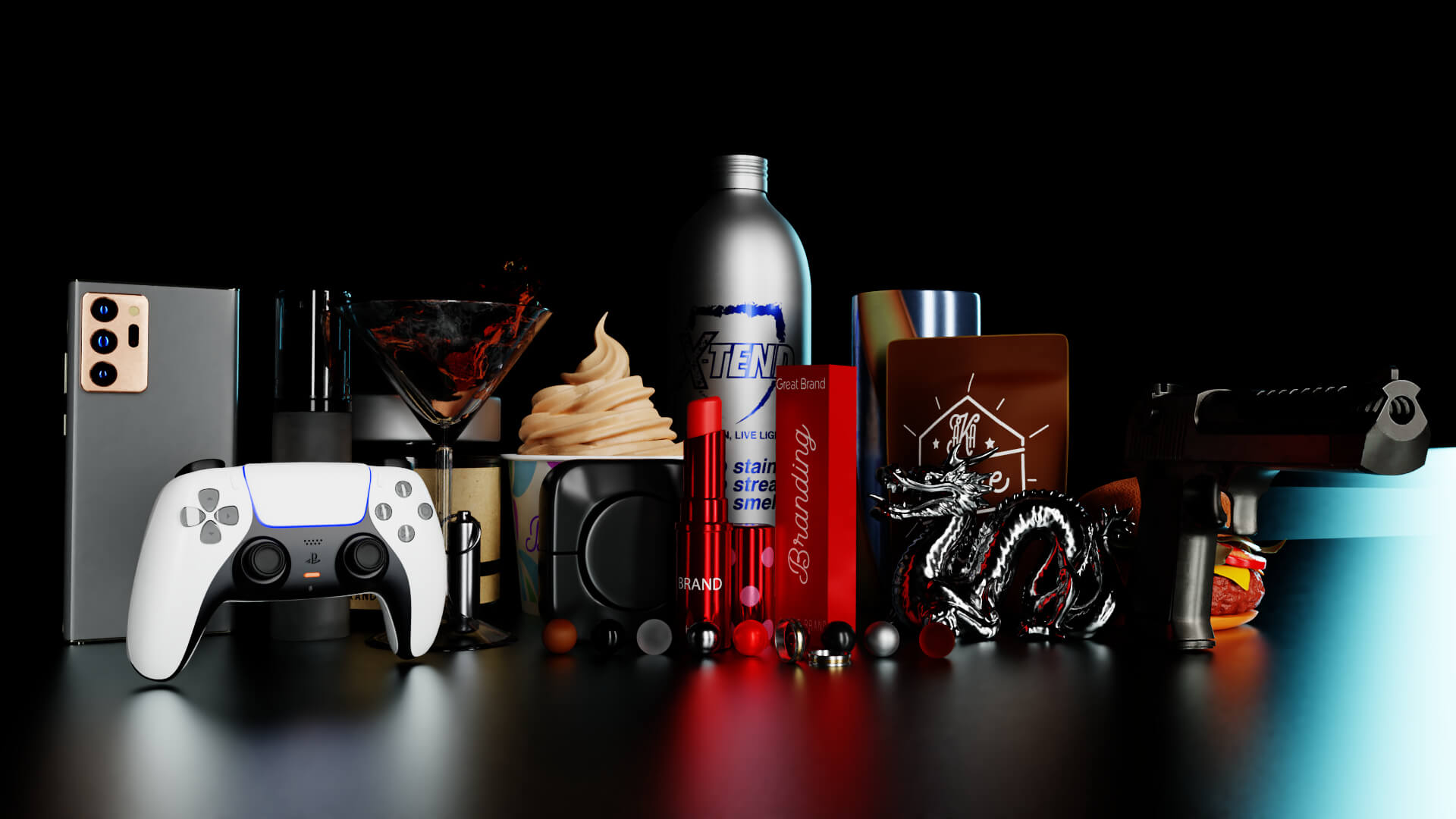 Products and Objects 3D Rendering HDRI Pack - HDR Image by CG Choco