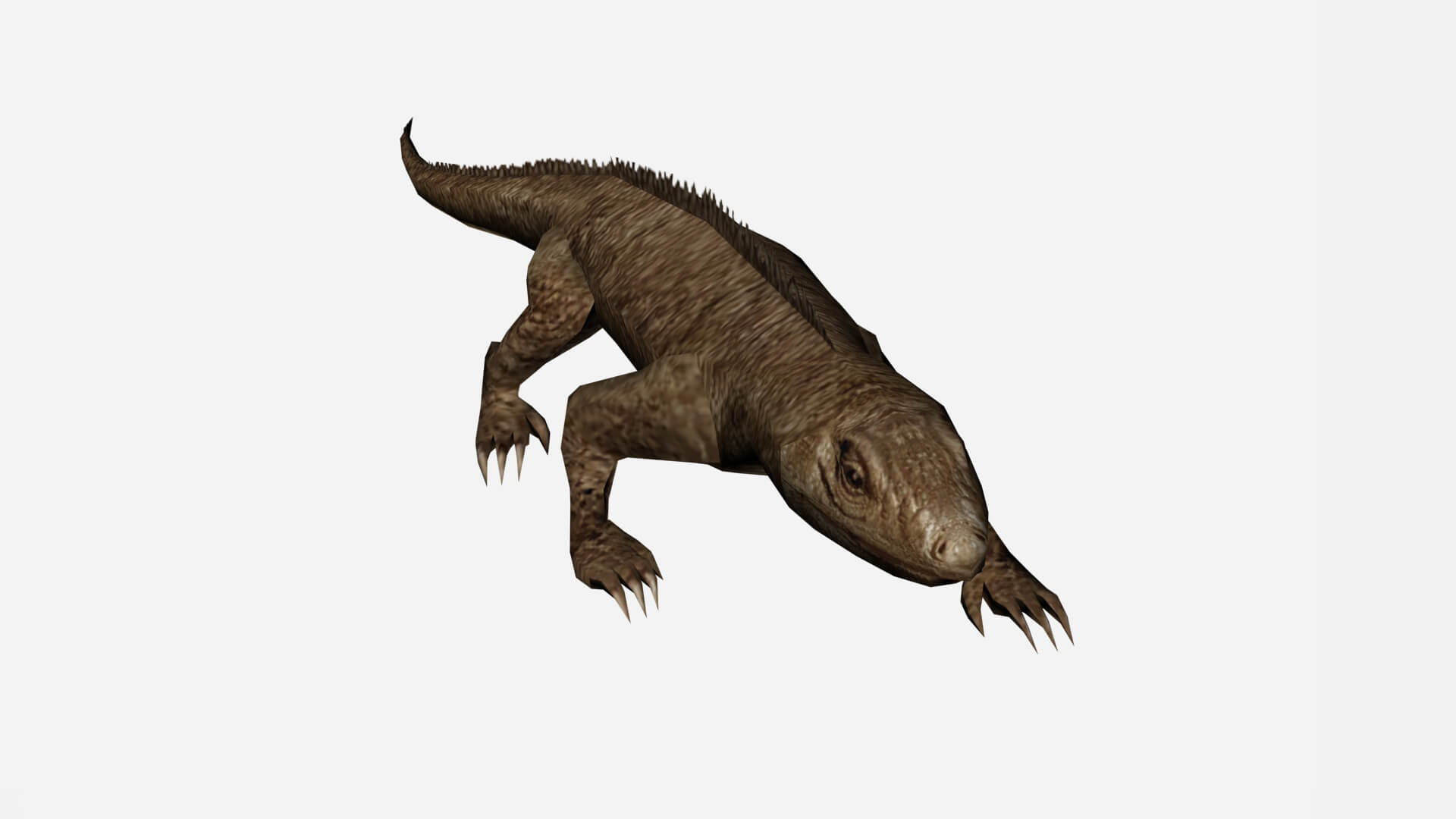 Animated Reptile Lizard - 3D Model by cg-monster