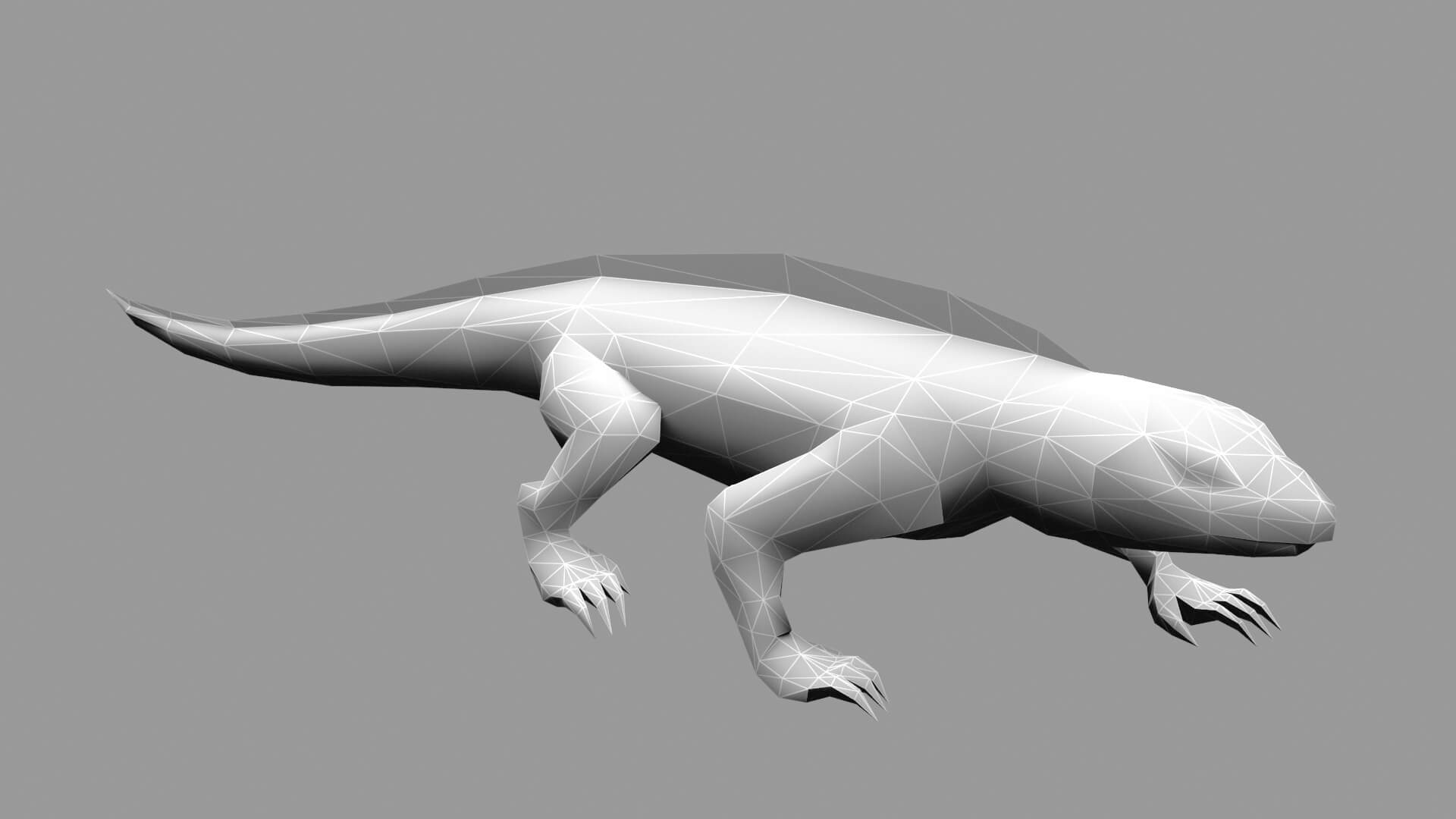 Animated Reptile Lizard - 3D Model by cg-monster