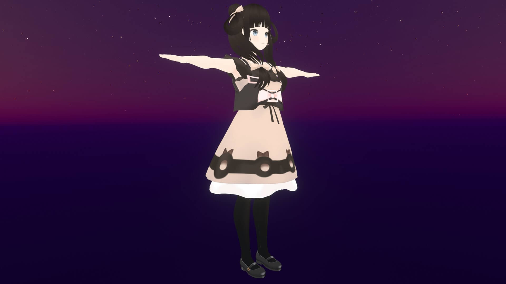 Cute Anime Girl Character - Mariko 3D Model by CGAnime