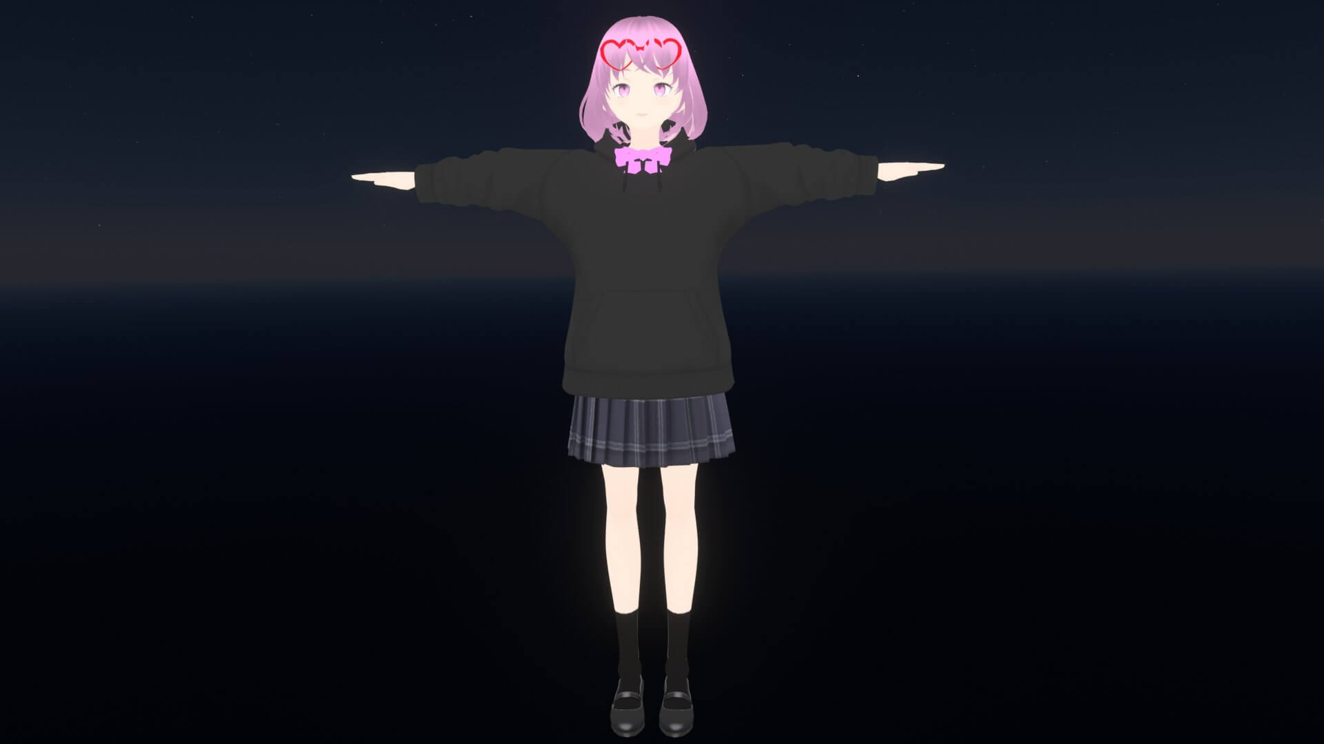 Cute Anime Girl Character - Yumi 3D Model by CGAnime