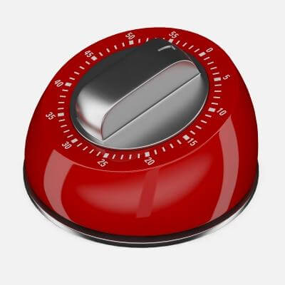 Red Kitchen Timer by cgaxis