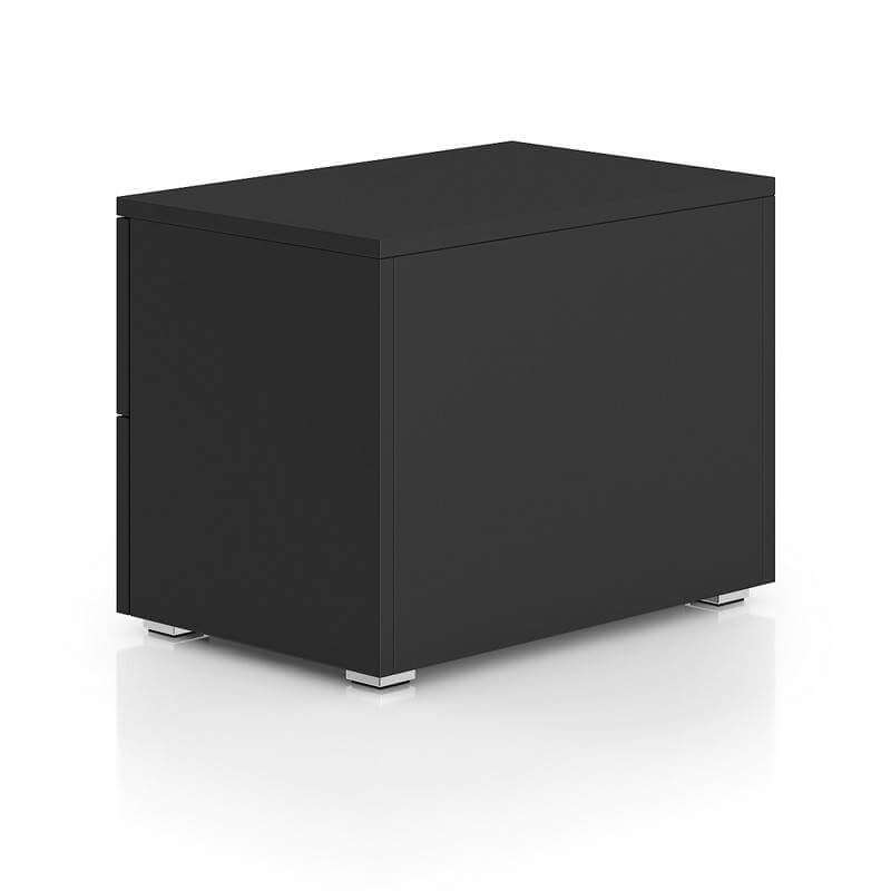 Dark Gray Bedside Cabinet - 3D Model by cgaxis