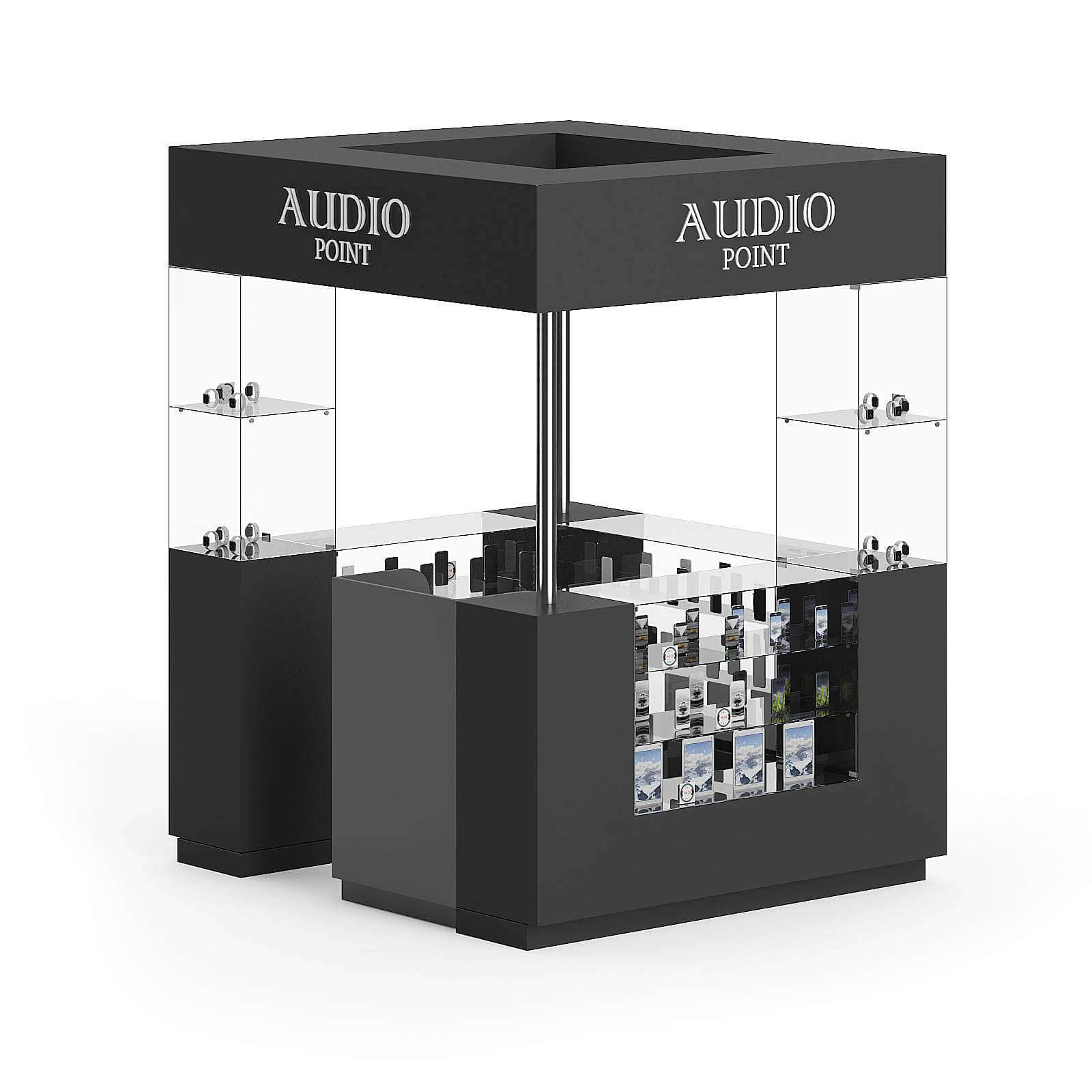 Electronic Stand 3D Model by cgaxis