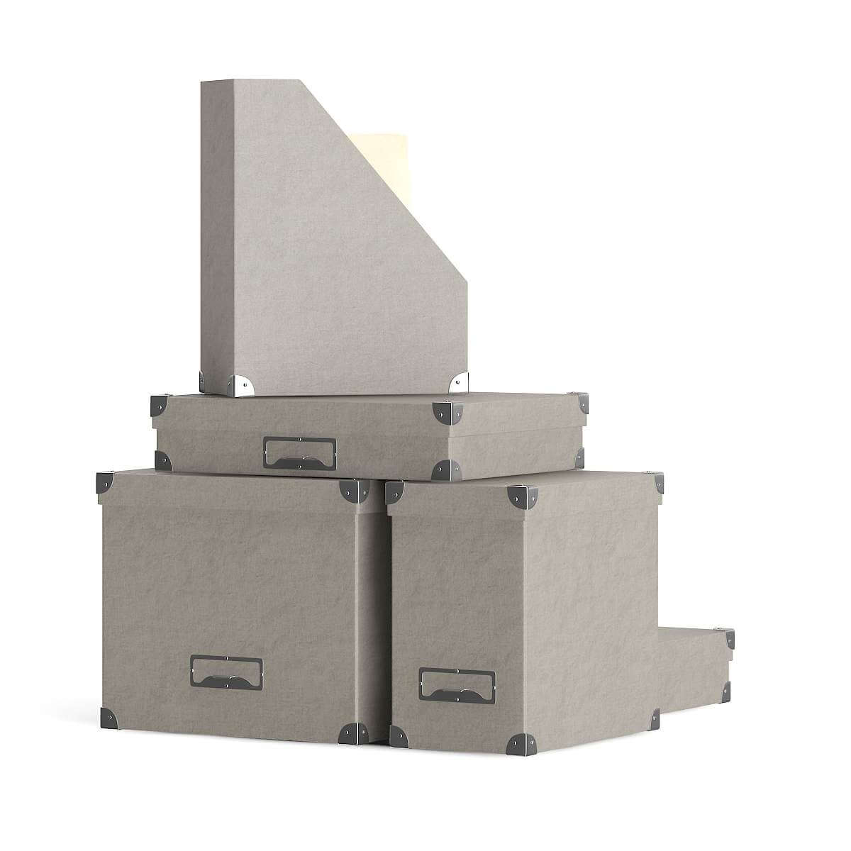 Grey Boxes - 3D Model by cgaxis