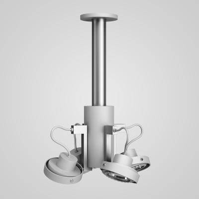 Halogen Lamp Set 35 - 3D Model by cgaxis