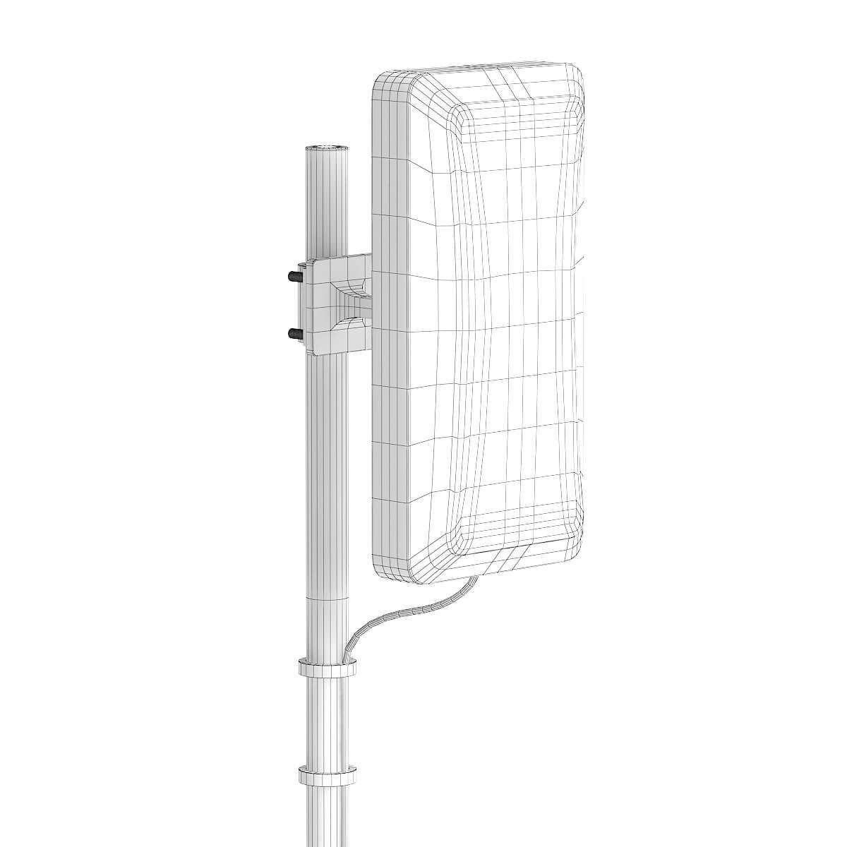 LTE Antenna 3D Model by cgaxis