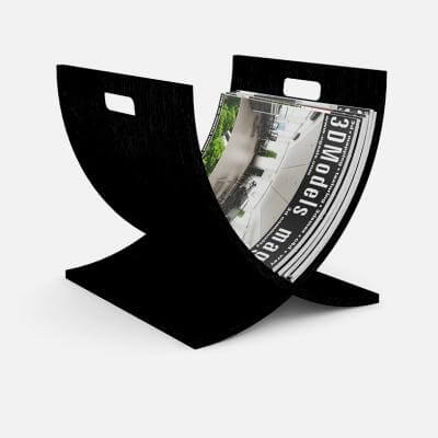Magazine Rack - 3D Model by cgaxis