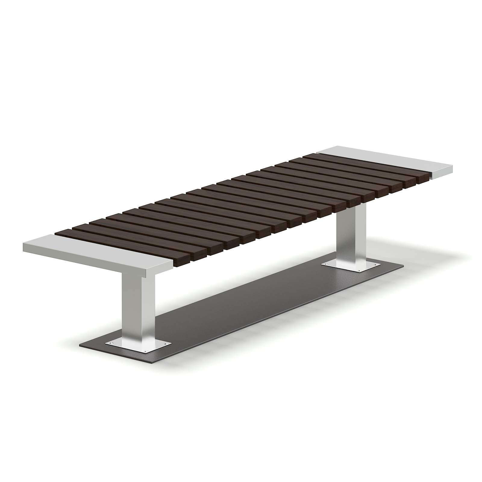 Mall Bench - 3D Model by cgaxis