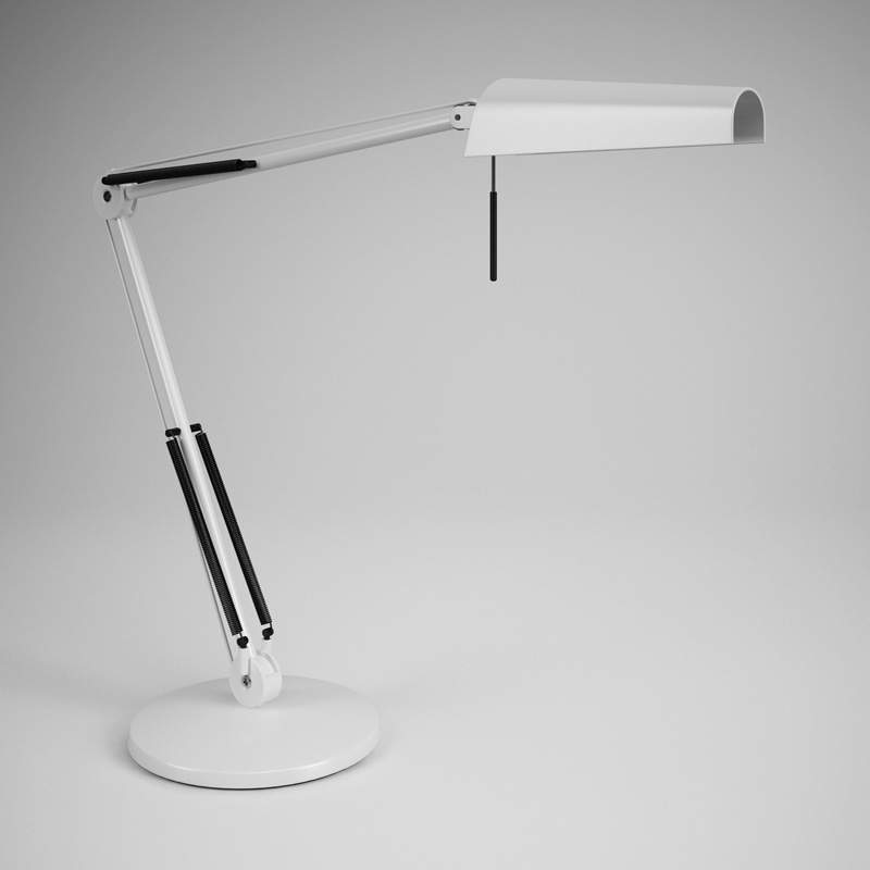Office Desk Lamp 22 3D Model by cgaxis